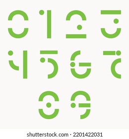 Geometric numbers from simple shape