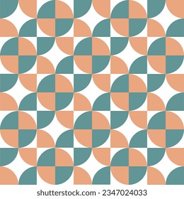 Geometric object with riso print effect. Vector. Graphic element for fabric, textile, clothing, wrapping paper, wallpaper, poster. Graphic element, SHOTLISTretro design
