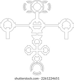 Geometric object - vector graphic