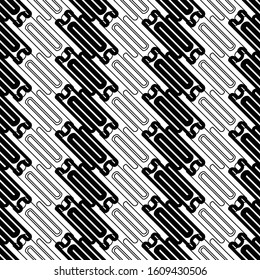 Geometric objects in line-art style. Abstract geometric pattern. Pattern can be used for wallpaper, cover fills, web page background, surface textures, textile fabric. Vector linen texture.

