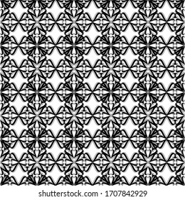 Geometric objects in line-art style. Abstract geometric pattern. Pattern can be used for wallpaper, cover fills, web page background