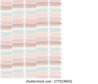 Geometric objects in line-art style. Abstract geometric pattern. Pattern can be used for wallpaper, cover fills, web page background
