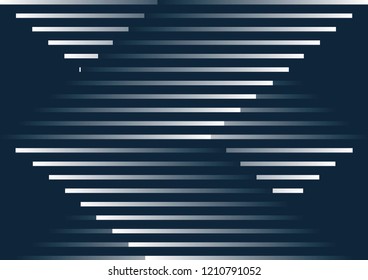 Geometric on dark blue background. Abstract Graphic design, Vector illustrator