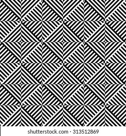 geometric optical art with monochrome