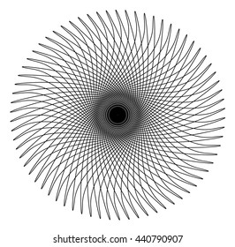 Geometric optical illusion