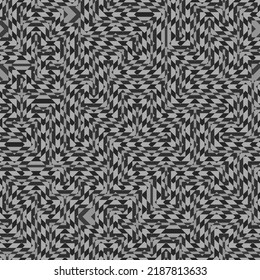 Geometric optical illusion. Seamless texture