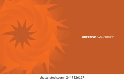 fondo abstracto naranja geométrico para tarjeta, Anuncio, diseño de presentación
