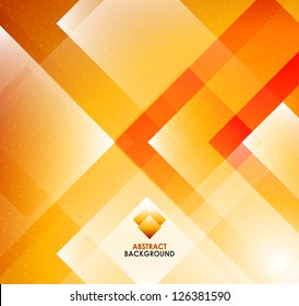 Geometric Orange background