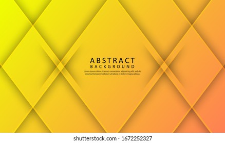 Geometric orange color background with abstract style. Modern design template concept. Decorative web layout, poster, banner, or brochure elements. Vector illustration