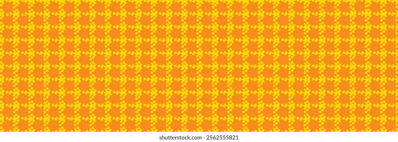 Geometric Orange and Yellow Pattern: Seamless Texture