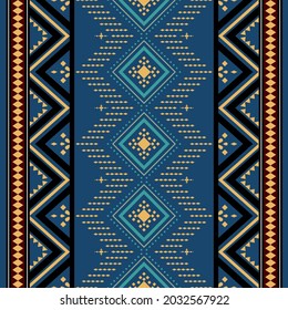 Geometric oriental abstract Thai Native traditional ethnic seamless pattern design for background,carpet,wallpaper,clothing,fabric,wrapping,paper, royal, batik vector illustration embroidery style 