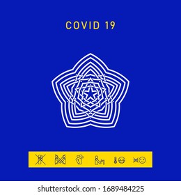 Geometric oriental arabic pattern. Element for your design. Logo