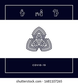  Patrón arábico geométrico oriental. Logo. Elementos gráficos para el diseño