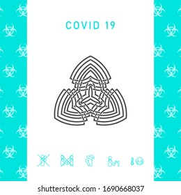 Geometric oriental arabic pattern. Logo. Graphic elements for your design