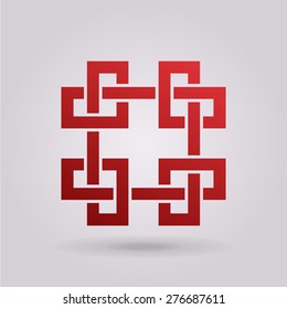 Geometric Oriental Arabic Pattern. Logo. Element For Your Design