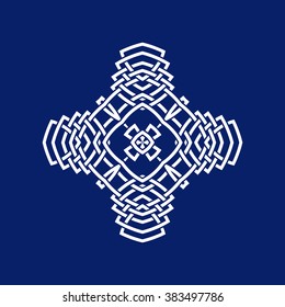 Geometric oriental arabic pattern. Logo. Element for your design