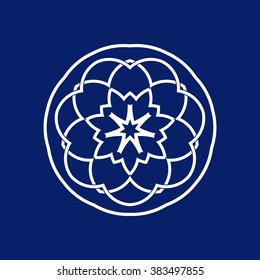 Geometric oriental arabic pattern. Logo. Element for your design