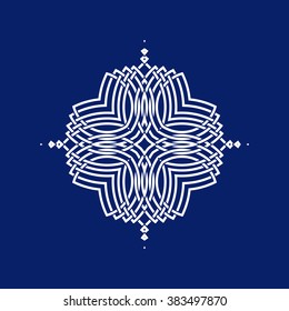 Geometric oriental arabic pattern. Logo. Element for your design
