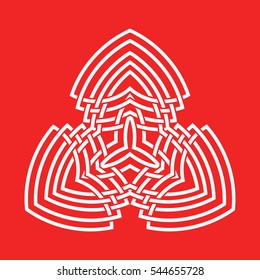Geometric oriental arabic pattern. Logo