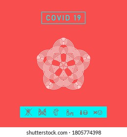 Geometrisches orientalisches arabisches Muster für Ihr Design. Logo für Ihr Design