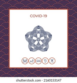Geometric oriental arabic pattern for your design. Logo 