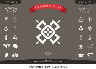 Geometric oriental pattern. Logo. Element for your design