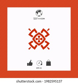 Geometric oriental pattern. Logo. Elements for your design