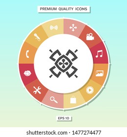 Geometric oriental pattern. Logo. Graphic elements for your design
