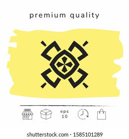 Geometric oriental pattern. Logo. Graphic elements for your design