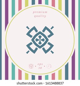 Geometric oriental pattern. Logo. Graphic elements for your design