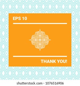 Geometric oriental pattern. Logo for your design