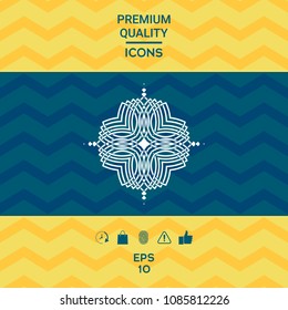 Geometric oriental pattern. Logo for your design