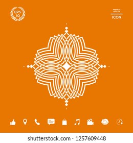 Geometric oriental pattern. Logo for your design