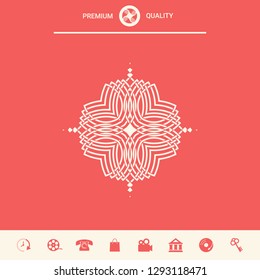 Geometric oriental pattern. Logo for your design