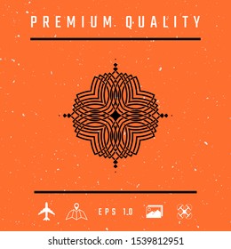 Geometric oriental pattern. Logo for your design
