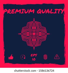 Geometric oriental pattern. Logo for your design