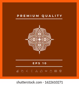 Geometric oriental pattern. Logo for your design