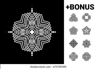 Geometric oriental pattern. Logo for your design