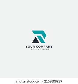 Geometric Origami Arrows and Letter R Logo. Usable for Business, Real Estate, Architecture and Building Logos. Flat Vector Logo