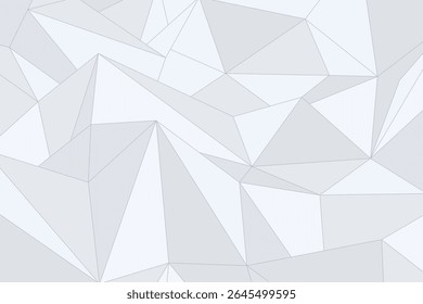 Geometric origami polygon peaks form a clean vector background with abstract mountain shapes and subtle shading