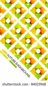Fondo abstracto de ornamento geométrico