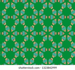 geometric ornament. Abstract   fractal. Background image. geometric seamless pattern. Pattern for website, corporate style, party invitation, wallpaper. Volumetric metal mosaic on a colored background