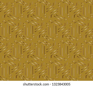 geometric ornament. Abstract   fractal. Background image. geometric seamless pattern. Pattern for website, corporate style, party invitation, wallpaper. Volumetric metal mosaic on a colored background