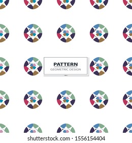 geometric ornament. abstract fractal kaleidoscopic retro seamless pattern. Beautiful illustrations.
