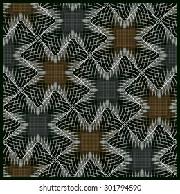 The geometric ornament. For backgrounds and decorations.