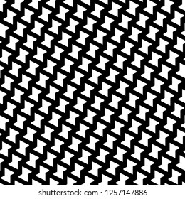 Geometric ornament. Blocks background. Geometrical shapes motif. Digital paper, textile print, web design, abstract. Seamless pattern. Polygons backdrop. Figures wallpaper. Vector artwork.