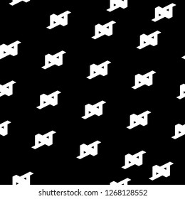 Geometric ornament. Blocks background. Geometrical shapes motif. Figures wallpaper. Digital paper, textile print, web design, abstract. Polygons backdrop. Seamless pattern. Vector artwork