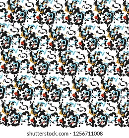 Geometric ornament for ceramics, wallpaper, textile, web, cards. Ethnic pattern. Border ornament. Native american design, Navajo. Mexican motif, Aztec ornament