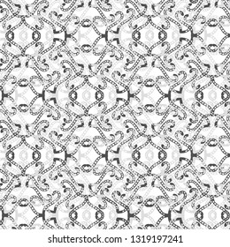 Geometric ornament for ceramics, wallpaper, textile