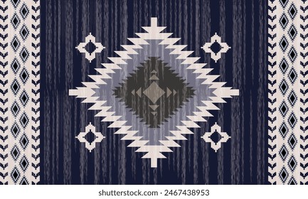 Geometric ornament for ceramics, wallpaper, textile, web, cards,Ethnic pattern, Border ornament, Native american desig, Rug,Mexican motif Aztec ornament, vector illustration